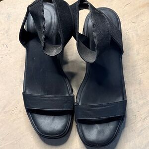 Rugged Black Women's Sandals